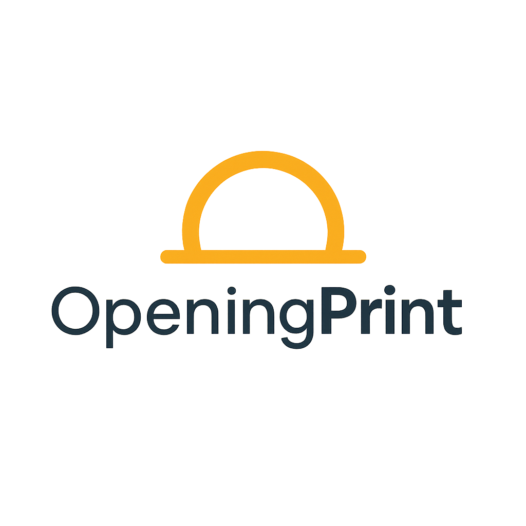 Opening Print Newsletter